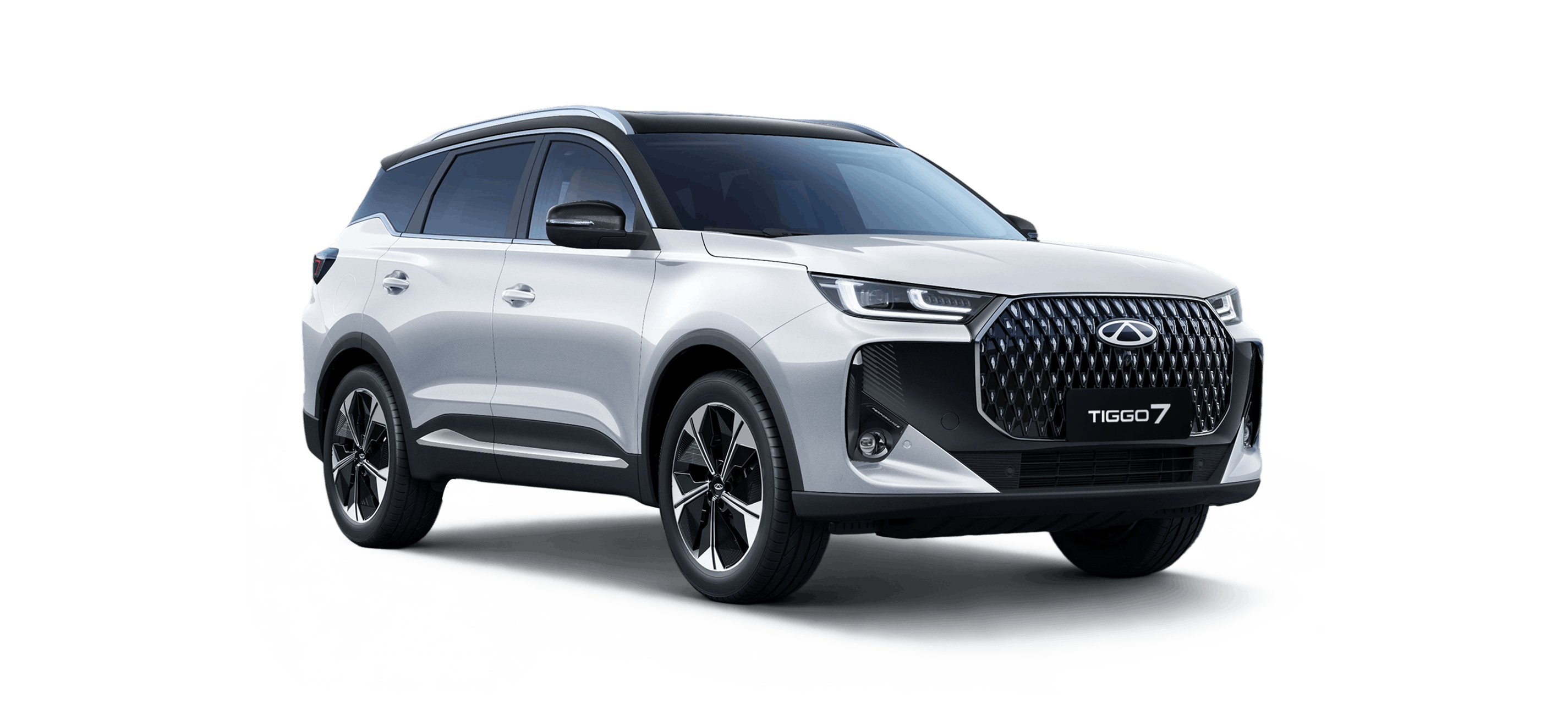Chery Tiggo 7 edition in Arctic White with Black Roof