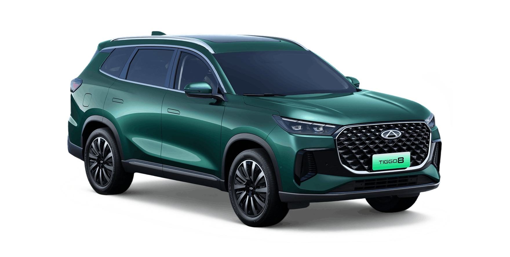 Chery Tiggo 8 CSH edition in Forest Green