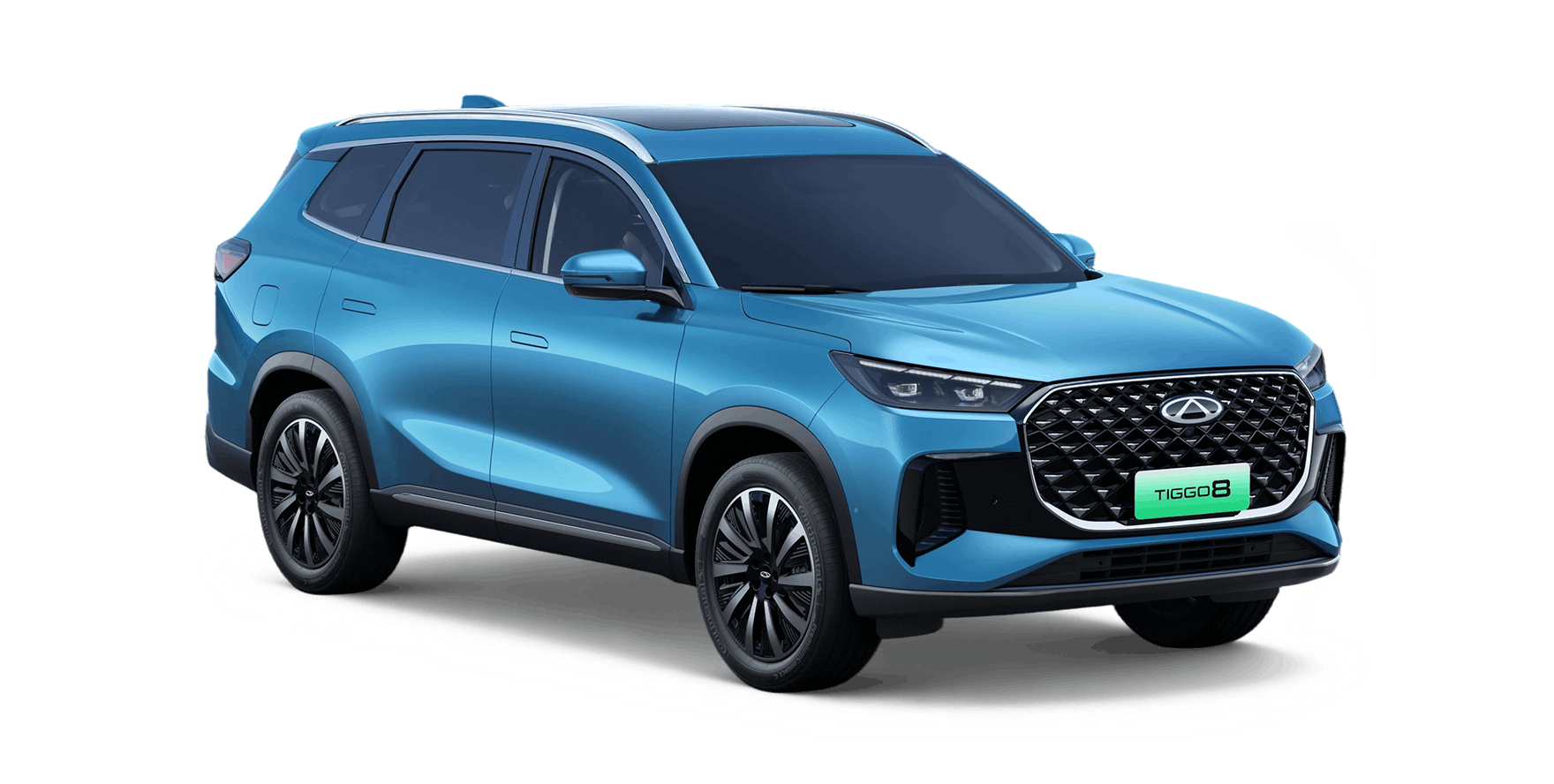 Chery Tiggo 8 CSH edition in Reef Blue