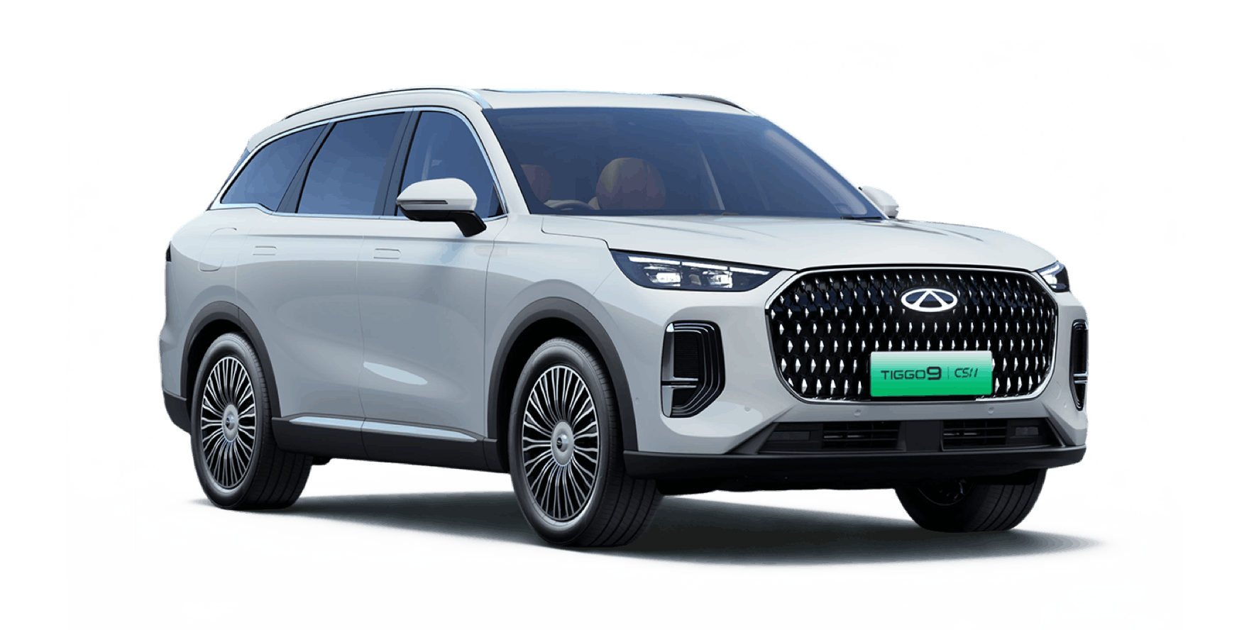 Chery Tiggo 9 Super Hybrid CSH edition in Arctic White Mist