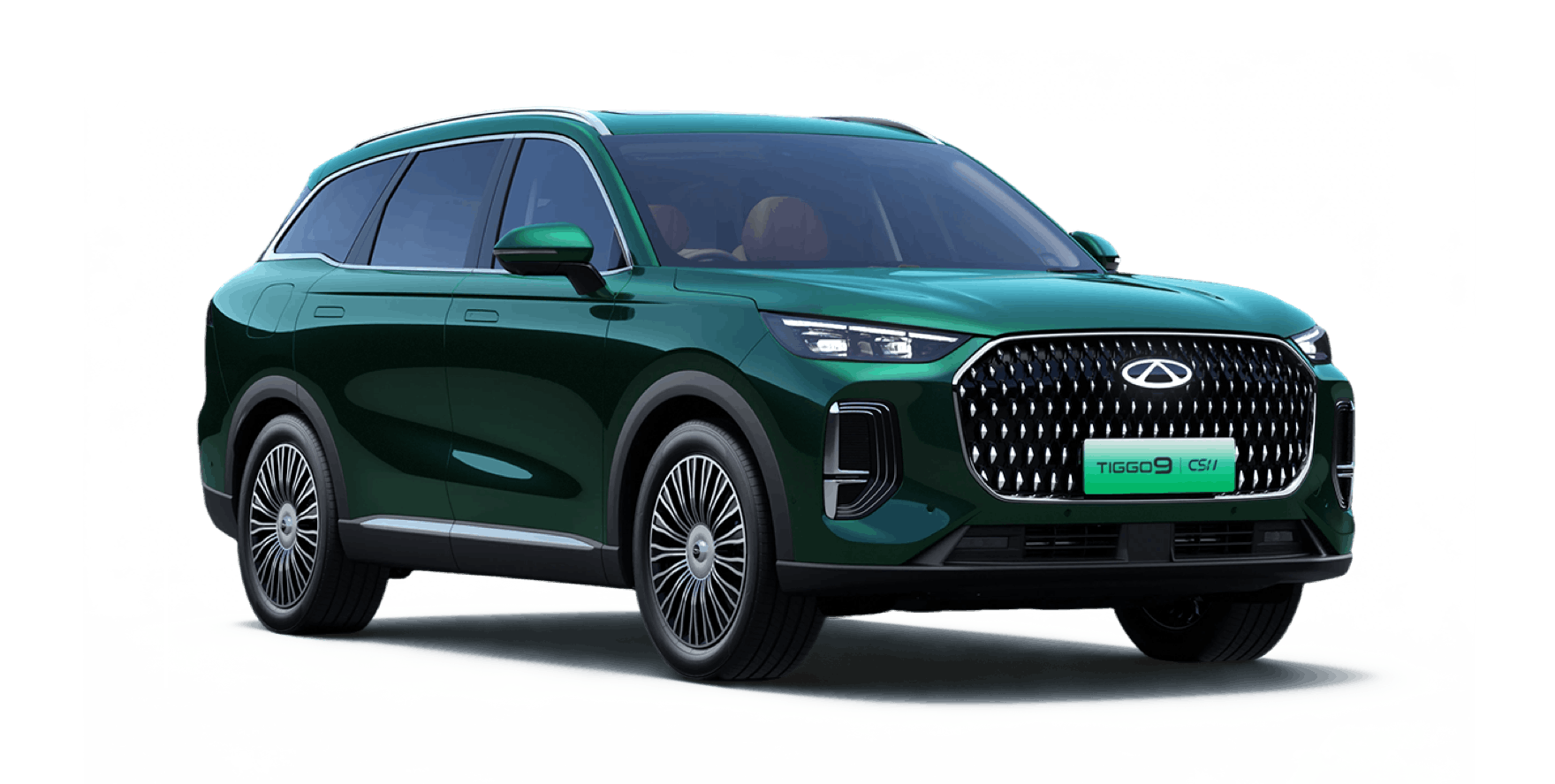 Chery Tiggo 9 Super Hybrid CSH edition in Forest Green