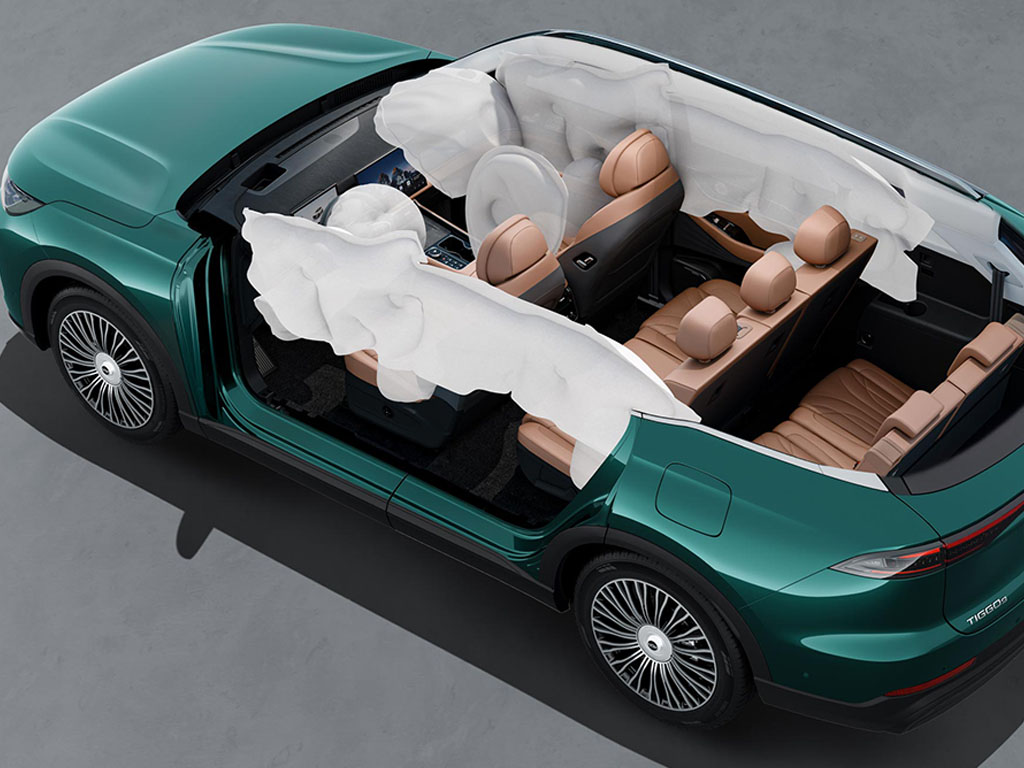 Ten airbag system