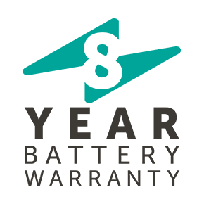 8-year or 100,000 miles battery warranty